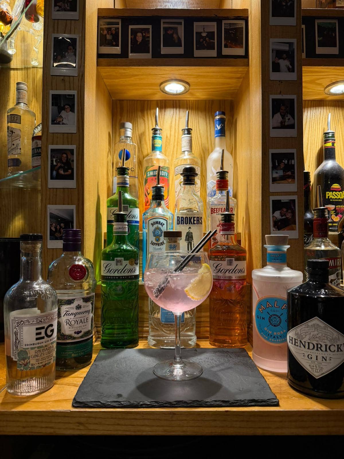 Live sports screened in the bar